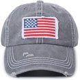 thumbnail image 2 of FrostHike Women Washed Cotton High Ponytail Baseball Cap, 2 of 4