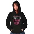 thumbnail image 5 of Beware Fight Back Breast Cancer Pink Hoodie Sweatshirt Women Brisco Brands S, 5 of 6