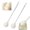 White 2pc, variant on Flexible Silicone Bottle Brush,Water Bottle Cleaner with Long Handle, Household Bottle Washer Brush for Cleaning Cups Wine Glasses Water Bottles Baby Bottles and Vacuum Flasks
