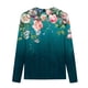 thumbnail image 4 of ICHUANYI Liquidación Moda Mujer Verano Sexy Doblez Impreso Regular Mujeres Manga Larga Cuello Redondo Botón Top ICHUANYI WER202308253270, 4 of 4