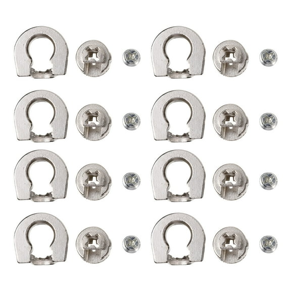 ULTNICE Furniture Connectors 10 Pcs for Furniture Panels and Cabinets in Alloy Material