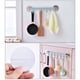 thumbnail image 5 of Soporte de gancho de almacenamiento de cocina, 6 ganchos, soporte de pared para puerta, estante para colgar, organizador de cocina y baño para el hogar, 5 of 7