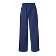 thumbnail image 5 of HongQid Wide Leg Sweatpants Women Baggy Lightweight High Waist Athletic Pants with Pockets Y2k Casual Palazzo Pants, 5 of 7