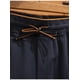 thumbnail image 5 of Pantalones cortos capri elásticos informales con cordón de verano para hombre, 5 of 5