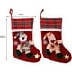 thumbnail image 5 of Juego de 3 medias navideñas de Papá Noel, muñeco de nieve, reno, peluche 3D, decoración navideña para el hogar, árbol de Navidad de peluche, juguetes colgantes, bolsa de regalo de dulces, 5 of 7