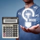 thumbnail image 5 of Calculadora de Batería Xihbxyly Portátil 12 Dígitos Botones Grandes, 5 of 7