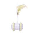 thumbnail image 3 of CAROOTU Electric Robotic Cat Toys With Feathers Automatic Steering Rotating USB Charging for Cat Kitten, 3 of 7