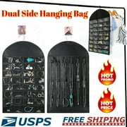 Jewelry Hanging Non-Woven Organizer Holder 32 Pockets 18 Hook & Loops US Seller