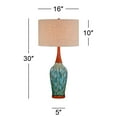 360 Lighting Rocco Mid Century Modern Ceramic Table Lamps, Set of 2, 30 ...