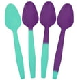 thumbnail image 1 of [50 Count] Crazy Color Changing Plastic Spoons - Green to Purple When Cold - Colorful & Beautiful Birthday Party Spoons - Made in USA! - Frozen Dessert Supplies, 1 of 2