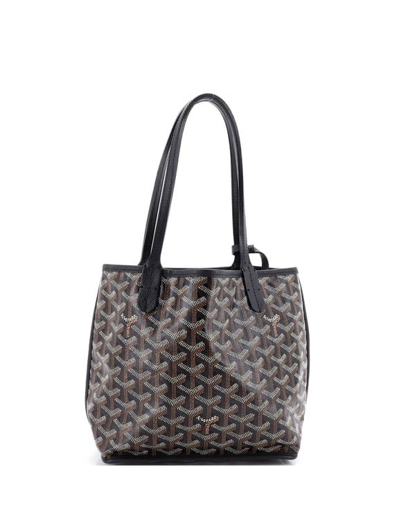 Pre-Owned Anjou Reversible Tote Coated Canvas Mini By Rebag