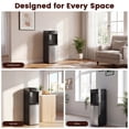 thumbnail image 5 of Advwin 3 in 1 Water Cooler Dispenser with Ice Maker, Bottom Loading Hot & Cold Water Dispenser, 33lbs Ice in 24H, 7-Min Fast Bullet Ice, Fits 3-5 Gallon Bottles, Child Safety Lock for Home Office, 5 of 9