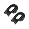 2pcs Black Hood Latch Lock Catch Brackets Cover for Jeep Wrangler JL JLU 2018-2021 Gladiator JT 2020-2021 Stickers Trim