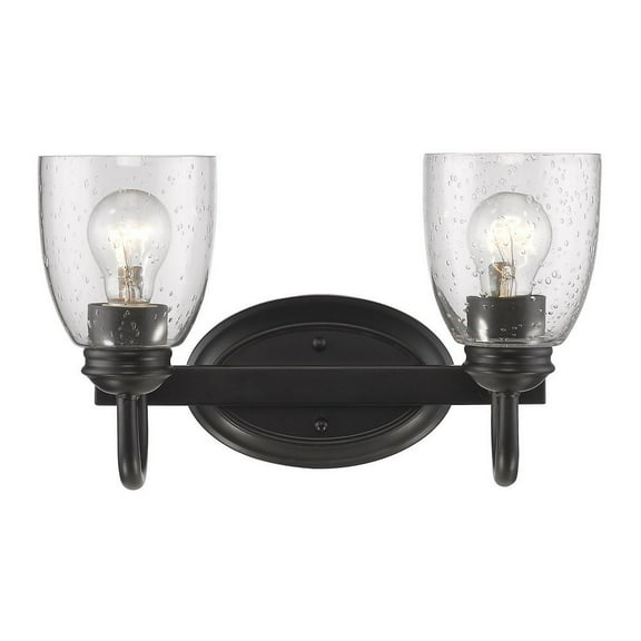 2 Light Bathroom Light Fixture in Sturdy Style 8.5 inches High By 13.88 inches Wide Bailey Street Home 170-Bel-2320066