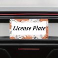 thumbnail image 7 of 2PC Orange License Plate Prame Aluminum Auto Parts License Plate Decorative Screws Fit Standard 2 Holes 1 U.S. License Plate, 12.2x 6.3 Inch, 7 of 7