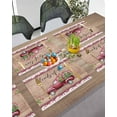 thumbnail image 3 of Easter Placemats Set of 4, Truck Tulip Wood Grain Placemat for Dining Table Decorations, Loads of Love Place Mats, Spring Table Mats for Kitchen Dinner Seasonal Holiday Party Decor, 3 of 6