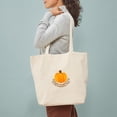 thumbnail image 3 of CafePress - Thanksgiving Pumpkin Tote Bag - Unisex Canvas Tote Bag, Beige, 1-Piece, 3 of 7