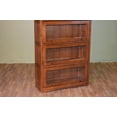 thumbnail image 4 of Mission Craftsman Style Oak Barrister Bookcase - 5 Stack - Walnut, 4 of 15
