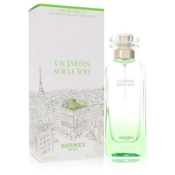 Un Jardin Sur Le Toit by Hermes Eau De Toilette Spray 3.3 oz for Female