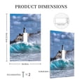 thumbnail image 5 of Kll Lighthouse In Havana Wall Plate,Gloss Finish,Standard Size 1 - 5" X 3", Polycarbonate Thermoplastic,Electric Receptacle Plug Covers, 5 of 8
