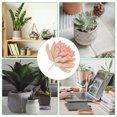 thumbnail image 5 of Uxcell Artificial Succulent Plants Unpotted Fake Succulents Simulation Plants Orange 2 Pack, 5 of 5