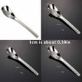 thumbnail image 2 of facefd Spoon Stainless Steel Polishing Cute Durable Portable Spoons Tableware Flatware Kitchen Dinning Dinnerware Accessories 304 S, 2 of 8