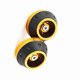 thumbnail image 2 of CNC Aluminum Front Fork Wheel Frame Sliders Motorbike Falling Protection Scooter Moped Gold, 2 of 4