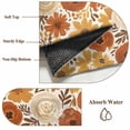 thumbnail image 6 of Large Area Rugs for Living Room Bedroom, Fall Orange Flower 5'x8' Rug Washable Carpet Runner Indoor Outdoor, Autumn Watercolor Floral Leaf Plant Non Slip Floor Mats Rug for Kitchen, Bathroom, 6 of 8