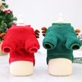 thumbnail image 5 of Abrigo navideño para perros pequeños y medianos, bonito abrigo de vellón con renos para Navidad, festivo, de invierno, cálido, ropa bonita para cachorros, 5 of 5