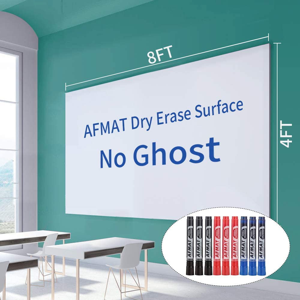 White Writing Film Dry Erase Board Home Office Use 60''x20'' Whiteboard FILM 