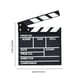 thumbnail image 2 of Seitruly Tablilla de película del director Escena de acción Clapper Board Película de madera Clap Slate,L,Black Accesorios para fotos negro S, 2 of 6