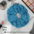 thumbnail image 5 of Jumbo Cotton Scrunchie - Blue, 5 of 5