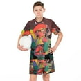 thumbnail image 6 of Splatoon Kids Short Sleeve T-Shirt And Mesh Shorts Outfit Set for Boys Girls, 6 of 8