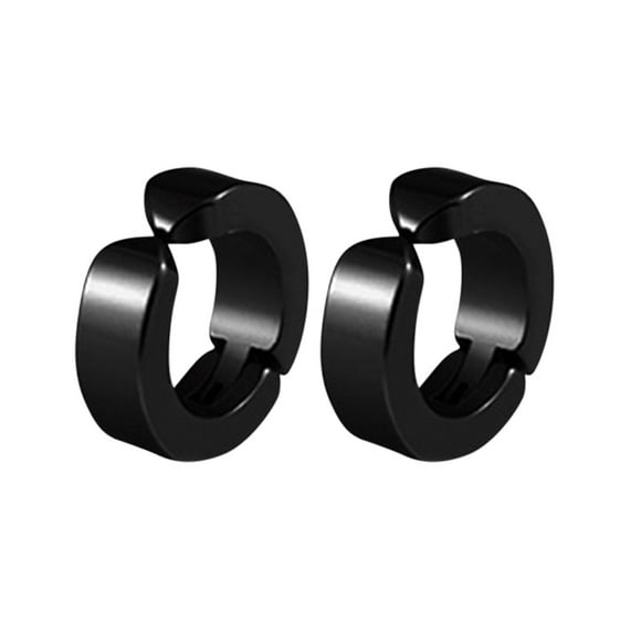 Men Women Titanium Steel Round Small Non Piercing Ear Clip Ear Cuff Clip JewelryThe Best Gift for A Loved One