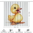 thumbnail image 2 of 4 Pcs Shower Curtain Sets Cute Watercolor Yellow Duck Shower Curtain And Rugs Shower Curtain Set Winter Holiday Decor&nbsp; Bathroom Decor Set for Bathroom Decor 72inch X 72inch, 2 of 8