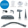 PurSteam Handheld Pressurized Steam Cleaner with 9 MultiSurface