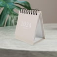 thumbnail image 4 of Mini Calendrier 2024 Petit Calendrier de Table Petit Calendrier Anglais Ornement Calendrier Décoratif de Bureau, 4 of 9
