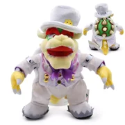 Super Mario Bros Large Wedding Bowser Plush Stuffed Doll Toys Xmas Gifts 14"