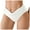 White, variant on Women V Cut Cheeky Bikini Bottom - High Cut Bathing Suit Bottom Mid Rise Swim Bottoms Swimsuit (White, M)