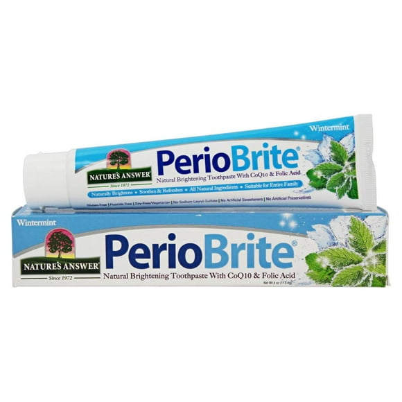 Nature's Answer - PerioBrite Natural Toothpaste Wintermint - 4 oz.
