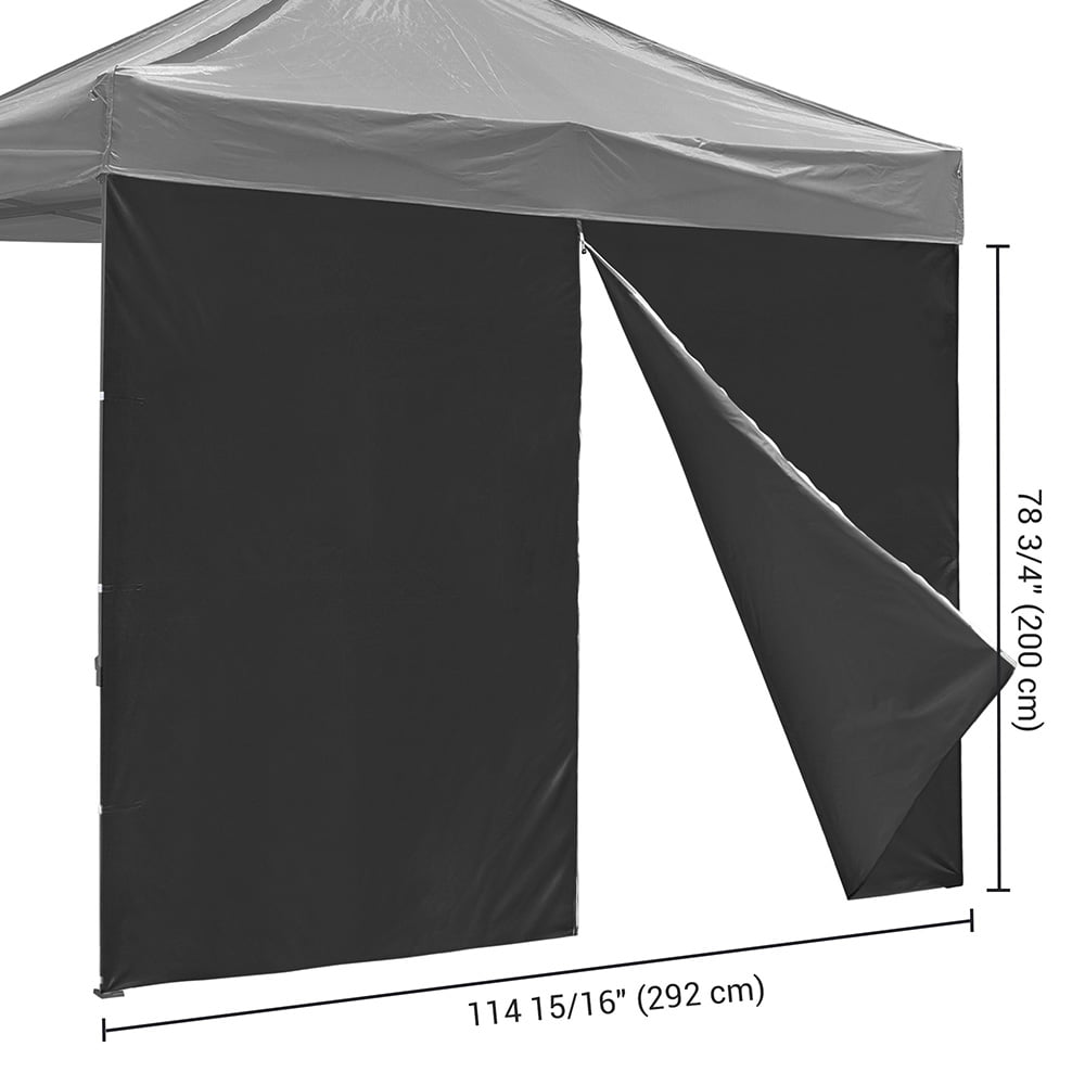 Fits 10x10ft Canopy Outdoor Party 1 Piece InstaHibit Universal Sidewall UV30 