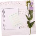 thumbnail image 2 of GFDYREE 4pcs Journal Stationery Paper Pads Line Filler Punched Three- Sized Planners Cores Binder Three-Holes Pocket School Replacement Notepad Pages with Schedule Holes Planner Supplies, 2 of 7