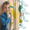 thumbnail image 3 of Blackout Kids Curtains,Lemon Childrens Insulated Curtains Set Of 2,Bedroom Essentials,Toddler Room Decor 42x84in(106x213cm), 3 of 4