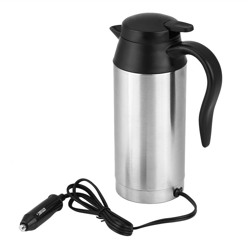 12V Electric Kettle Foldable Portable Travel Car Heated Cup Coffee Tee Water Pot