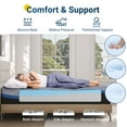 thumbnail image 4 of Avenco 10 inch California King Mattress Gel Memory Foam Mattress in a Box, Medium, 4 of 10