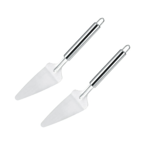 Pala Para Pasteles, Cortador De Pizza, Espátula De Acero Inoxidable, Espátula Para Alimentos, Utensilio Antiadherente Para Hornear Pasteles, 2 Uds.