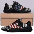 thumbnail image 3 of I Love America and I Hate Politics Shoes Sneakers Black Size 10.5, 3 of 7