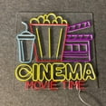 thumbnail image 5 of Handmadetneonsign Cinema Movie Time Neon Sign, Movie LED Light Wall Art Decor, Bar Pub Bedroom Wall Decor, 5 of 5
