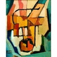 thumbnail image 2 of Amadeo de Souza-Cardoso 15x18 Gold Ornate Wood Frame and Double Matted Museum Art Print Titled - Tramelia (C.1914), 2 of 4