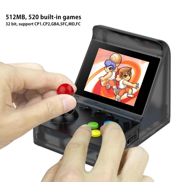 Retro Portable Mini Handheld Controle Arcade Game Console 32bit 520 Games Video Handheld Game Player Joystick Kid Gift